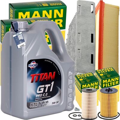 MANN-FILTER Mann Inspektionspaket+5l Fuchs 5w-30 Motoröl Passend Für Audi A3 8p Vw Golf 6: Kraftstofffilter 1a First Automotive: D20937 Amc Filter: Fff10068 Ap Xe MANN-FILTER Mann Inspektionspaket+5l Fuchs 5w-30 Motoröl Passend Für Audi A3 8p Vw Golf 6: Kraftstofffilter 1a First Automotive: D20937 Amc Filter: Fff10068 Ap Xe