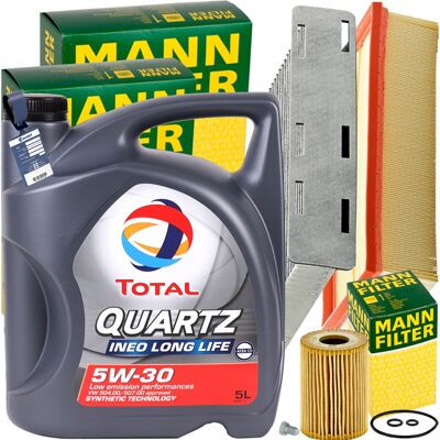 MANN-FILTER Mann Inspektionspaket+5l Total 5w-30 Motoröl Passend Für Vw Golf 5 Audi A3 Skoda: Filter, Innenraumluft 1a First Automotive: C30118 1a First Automotiv MANN-FILTER Mann Inspektionspaket+5l Total 5w-30 Motoröl Passend Für Vw Golf 5 Audi A3 Skoda: Filter, Innenraumluft 1a First Automotive: C30118 1a First Automotiv