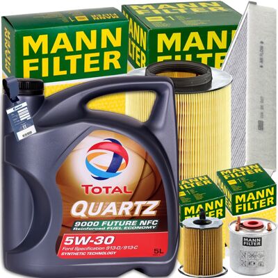 MANN-FILTER Mann Inspektionspaket+5l Total Nfc 5w30 Öl Passend Für Ford Focus 3 Transit Tdci: Ölfilter 1a First Automotive: E50239 3rg: 98300 3rg: 98302 Amc Filte MANN-FILTER Mann Inspektionspaket+5l Total Nfc 5w30 Öl Passend Für Ford Focus 3 Transit Tdci: Ölfilter 1a First Automotive: E50239 3rg: 98300 3rg: 98302 Amc Filte