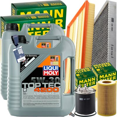 MANN-FILTER Mann Inspektionspaket+10l Liqui Moly 5w-30 Öl Passend Für Mercedes Viano W639: Ölfilter 1a First Automotive: E50212 Amc Filter: Fof10113 Amc Filter: N MANN-FILTER Mann Inspektionspaket+10l Liqui Moly 5w-30 Öl Passend Für Mercedes Viano W639: Ölfilter 1a First Automotive: E50212 Amc Filter: Fof10113 Amc Filter: N