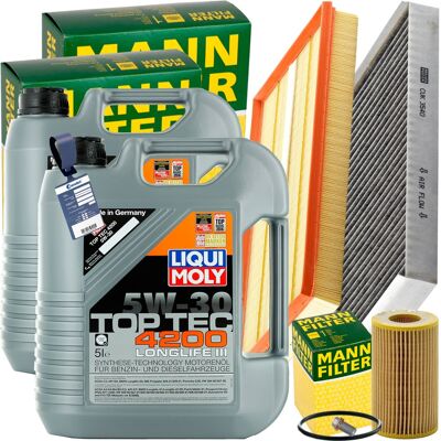 MANN-FILTER Mann Inspektionskit+10l Liqui Moly 5w30 Öl Passend Für Mercedes Vito Viano Mixto: Ölfilter 1a First Automotive: E50312 3rg: 98502 3rg: 98507 Ackoja: A MANN-FILTER Mann Inspektionskit+10l Liqui Moly 5w30 Öl Passend Für Mercedes Vito Viano Mixto: Ölfilter 1a First Automotive: E50312 3rg: 98502 3rg: 98507 Ackoja: A
