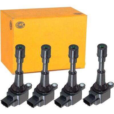 4x Hella Zündspulen Passend Für Mazda 2 3 (de,dh,bk) 1.3, 1.6 Schräg-stufenheck: Zündspule Abakus: 12201124 Ashika: 7803304 Astemo: 2503939 Bbt: Ic171 4x Hella Zündspulen Passend Für Mazda 2 3 (de,dh,bk) 1.3, 1.6 Schräg-stufenheck: Zündspule Abakus: 12201124 Ashika: 7803304 Astemo: 2503939 Bbt: Ic171