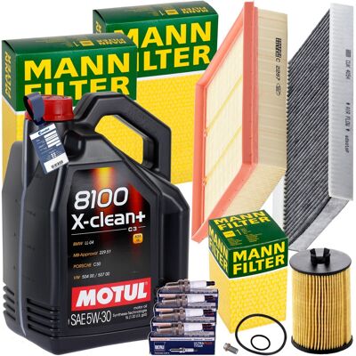 MANN-FILTER Mann Inspektionspaket+5l Motul 5w-30 Öl Passend Für Mercedes A/b Klasse W169: Ölfilter 1a First Automotive: E50337 Amc Filter: Fof10054 Ap Xenergy: X1 MANN-FILTER Mann Inspektionspaket+5l Motul 5w-30 Öl Passend Für Mercedes A/b Klasse W169: Ölfilter 1a First Automotive: E50337 Amc Filter: Fof10054 Ap Xenergy: X1