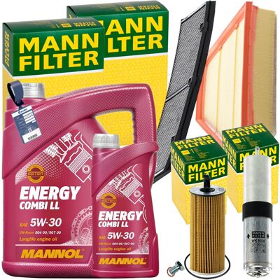 MANN-FILTER Mann Inspektionspaket+6l Mannol Nrg 5w-30 Öl Passend Für Bmw 3er E90 X1 16-25d: Luftfilter 1a First Automotive: A63495 Amc Filter: Faf10291 Ap Xenergy MANN-FILTER Mann Inspektionspaket+6l Mannol Nrg 5w-30 Öl Passend Für Bmw 3er E90 X1 16-25d: Luftfilter 1a First Automotive: A63495 Amc Filter: Faf10291 Ap Xenergy