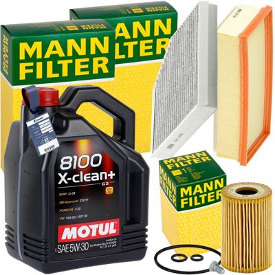 Mann Inspektionspaket+5l Motul 5w-30 Motoröl Passend Für Audi A4 B8 A5 Q5 2.0tdi: Motoröl Motul: 102261 Motul: 102262 Motul: 102979 Motul: 103989 Motu Mann Inspektionspaket+5l Motul 5w-30 Motoröl Passend Für Audi A4 B8 A5 Q5 2.0tdi: Motoröl Motul: 102261 Motul: 102262 Motul: 102979 Motul: 103989 Motu