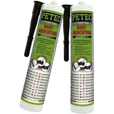 2x 310ml Petec Multifunktionelle Nahtabdichtung Schwarz Schweißnaht Versiegeln: 2x 310ml Petec Multifunktionelle Nahtabdichtung Schwarz Schweißnaht Versiegeln: