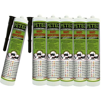 6x 310ml Petec Multifunktionelle Nahtabdichtung Schwarz Schweißnaht Versiegeln: 6x 310ml Petec Multifunktionelle Nahtabdichtung Schwarz Schweißnaht Versiegeln: