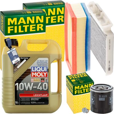 MANN-FILTER Mann Inspektionspaket+5l Liqui Moly 10w-40 Öl Passend Für 1.6sce Dacia Duster: Luftfilter 1a First Automotive: A63605 1a First Automotive: A63747 Amc MANN-FILTER Mann Inspektionspaket+5l Liqui Moly 10w-40 Öl Passend Für 1.6sce Dacia Duster: Luftfilter 1a First Automotive: A63605 1a First Automotive: A63747 Amc