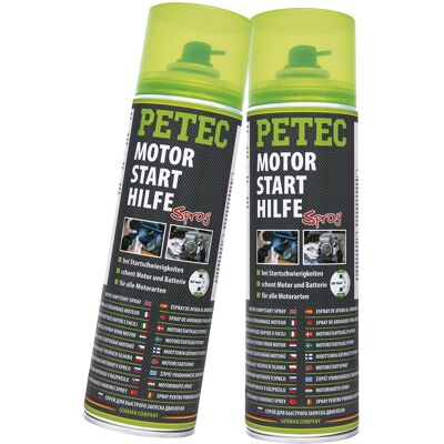 2x500ml Petec Motorstarthilfe-, Starthilfe, Kaltstarthilfespray Zündhilfe: 2x500ml Petec Motorstarthilfe-, Starthilfe, Kaltstarthilfespray Zündhilfe: