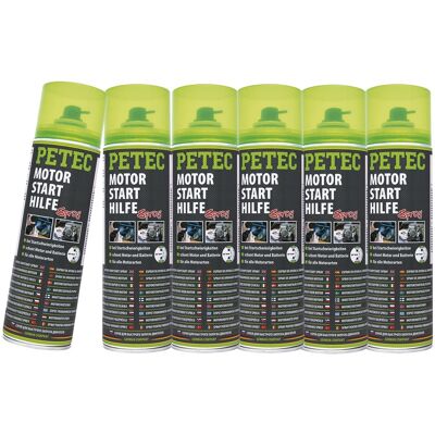 6x500ml Petec Motorstarthilfe-, Starthilfe, Kaltstarthilfespray Zündhilfe: 6x500ml Petec Motorstarthilfe-, Starthilfe, Kaltstarthilfespray Zündhilfe: