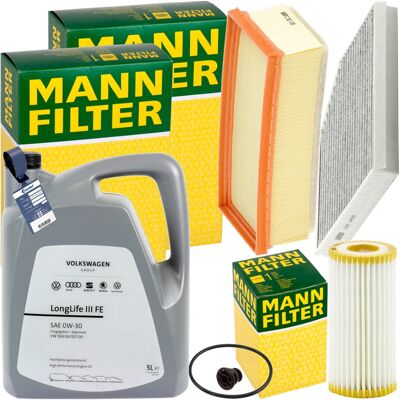 MANN-FILTER Mann Inspektionspaket+5l Original 0w30 Motoröl Passend Für Audi A4 A5 Q5 1.8+2.0: Luftfilter 1a First Automotive: A63226 Amc Filter: Faf10296 Ap Xener MANN-FILTER Mann Inspektionspaket+5l Original 0w30 Motoröl Passend Für Audi A4 A5 Q5 1.8+2.0: Luftfilter 1a First Automotive: A63226 Amc Filter: Faf10296 Ap Xener