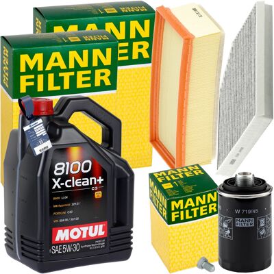MANN-FILTER Mann Inspektionspaket+5l Motul 8100 5w-30 Motoröl Passend Für Audi A4 A5 Q5 Tfsi: Ölfilter 1a First Automotive: L40630 Amc Filter: Fof10205 Ap Xenergy MANN-FILTER Mann Inspektionspaket+5l Motul 8100 5w-30 Motoröl Passend Für Audi A4 A5 Q5 Tfsi: Ölfilter 1a First Automotive: L40630 Amc Filter: Fof10205 Ap Xenergy