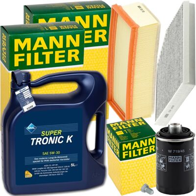MANN-FILTER Mann Inspektionspaket+5l Aral 5w-30 Motoröl Passend Für Audi A4 B8 A5 Q5 Tfsi: Luftfilter 1a First Automotive: A63226 Amc Filter: Faf10296 Ap Xenergy: MANN-FILTER Mann Inspektionspaket+5l Aral 5w-30 Motoröl Passend Für Audi A4 B8 A5 Q5 Tfsi: Luftfilter 1a First Automotive: A63226 Amc Filter: Faf10296 Ap Xenergy:
