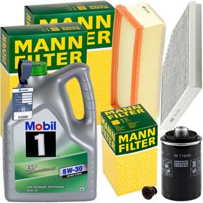 MANN-FILTER Mann Inspektionspaket + Mobil 1 5w-30 Motoröl Passend Für Audi A5 8t Q5 1.8+2.0: Ölfilter 1a First Automotive: L40630 Amc Filter: Fof10205 Ap Xenergy: MANN-FILTER Mann Inspektionspaket + Mobil 1 5w-30 Motoröl Passend Für Audi A5 8t Q5 1.8+2.0: Ölfilter 1a First Automotive: L40630 Amc Filter: Fof10205 Ap Xenergy: