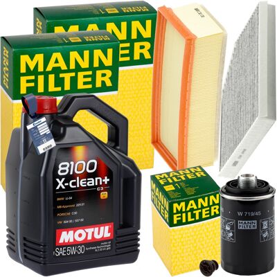 MANN-FILTER Mann Inspektionspaket+5l Motul 5w-30 Motoröl Passend Für Audi A5 8t Q5 1.8+2.0: Ölfilter 1a First Automotive: L40630 Amc Filter: Fof10205 Ap Xenergy: MANN-FILTER Mann Inspektionspaket+5l Motul 5w-30 Motoröl Passend Für Audi A5 8t Q5 1.8+2.0: Ölfilter 1a First Automotive: L40630 Amc Filter: Fof10205 Ap Xenergy: