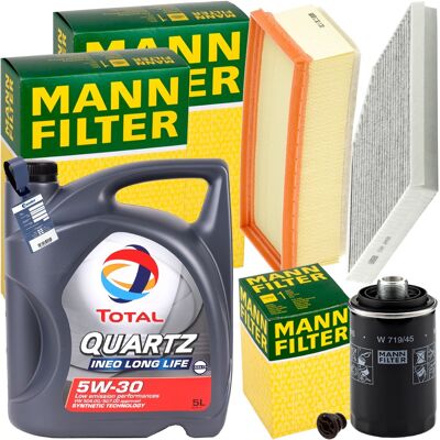 MANN-FILTER Mann Inspektionspaket+5l Total 5w-30 Motoröl Passend Für Audi A5 8t Q5 1.8+2.0: Filter, Innenraumluft 1a First Automotive: C30317 1a First Automotive: MANN-FILTER Mann Inspektionspaket+5l Total 5w-30 Motoröl Passend Für Audi A5 8t Q5 1.8+2.0: Filter, Innenraumluft 1a First Automotive: C30317 1a First Automotive: