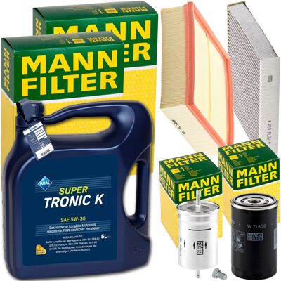 MANN-FILTER Mann Inspektionspaket+5l Aral 5w-30 Motoröl Passend Für Audi A4 B5 Vw 1.6-2.0: Luftfilter 1a First Automotive: A60327 Amc Filter: Faf10196 Amc Filter: MANN-FILTER Mann Inspektionspaket+5l Aral 5w-30 Motoröl Passend Für Audi A4 B5 Vw 1.6-2.0: Luftfilter 1a First Automotive: A60327 Amc Filter: Faf10196 Amc Filter: