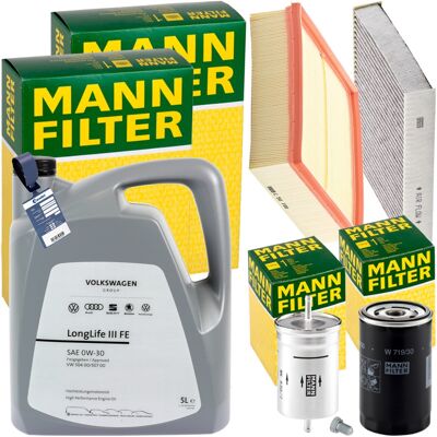 MANN-FILTER Mann Inspektionspaket+5l Original 0w30 Motoröl Passend Für Audi A4 B5 Vw 1.6-2.0: Luftfilter 1a First Automotive: A60327 Amc Filter: Faf10196 Amc Filt MANN-FILTER Mann Inspektionspaket+5l Original 0w30 Motoröl Passend Für Audi A4 B5 Vw 1.6-2.0: Luftfilter 1a First Automotive: A60327 Amc Filter: Faf10196 Amc Filt