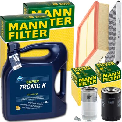 MANN-FILTER Mann Inspektionspaket+5l Aral 5w-30 Motoröl Passend Für Audi A4 B5 Vw 1.9 Tdi: Luftfilter 1a First Automotive: A60327 Amc Filter: Faf10196 Amc Filter: MANN-FILTER Mann Inspektionspaket+5l Aral 5w-30 Motoröl Passend Für Audi A4 B5 Vw 1.9 Tdi: Luftfilter 1a First Automotive: A60327 Amc Filter: Faf10196 Amc Filter: