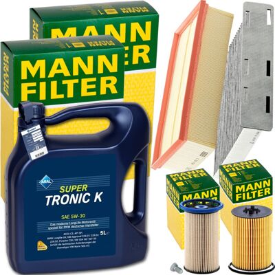 MANN-FILTER Mann Inspektionspaket+5l Aral 5w-30 Motoröl Passend Für Vw Tiguan Audi 2.0 Tdi: Luftfilter 1a First Automotive: A62102 Amc Filter: Faf10058 Ap Xenergy MANN-FILTER Mann Inspektionspaket+5l Aral 5w-30 Motoröl Passend Für Vw Tiguan Audi 2.0 Tdi: Luftfilter 1a First Automotive: A62102 Amc Filter: Faf10058 Ap Xenergy