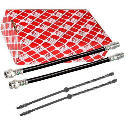 Febi Bilstein 4x Febi Bremsschlauch Vorne + Hinten Passend Für Citroen Berlingo Xsara Picasso: Bremsschlauch A.b.s.: Sl5741 Ate: 24524602603 Bosch: 1987481996 Bremb Febi Bilstein 4x Febi Bremsschlauch Vorne + Hinten Passend Für Citroen Berlingo Xsara Picasso: Bremsschlauch A.b.s.: Sl5741 Ate: 24524602603 Bosch: 1987481996 Bremb