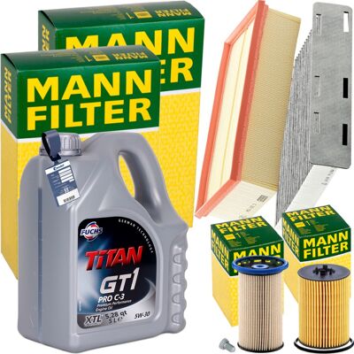 MANN-FILTER Mann Inspektionspaket+5l Fuchs 5w-30 Motoröl Passend Für Vw Tiguan Audi 2.0 Tdi: Kraftstofffilter 1a First Automotive: D21465 Amc Filter: Fff10374 Ap MANN-FILTER Mann Inspektionspaket+5l Fuchs 5w-30 Motoröl Passend Für Vw Tiguan Audi 2.0 Tdi: Kraftstofffilter 1a First Automotive: D21465 Amc Filter: Fff10374 Ap