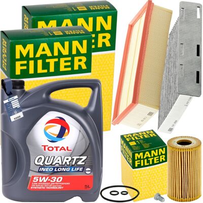 MANN-FILTER Mann Inspektionspaket+5l Total 5w-30 Motoröl Passend Für Golf 6 Passat B6/7 Audi: Filter, Innenraumluft 1a First Automotive: C30118 1a First Automotiv MANN-FILTER Mann Inspektionspaket+5l Total 5w-30 Motoröl Passend Für Golf 6 Passat B6/7 Audi: Filter, Innenraumluft 1a First Automotive: C30118 1a First Automotiv