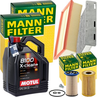 MANN-FILTER Mann Inspektionspaket+5l Motul 5w-30 Motoröl Passend Für Audi Q3 Vw Tiguan 5n: Motoröl Motul: 102261 Motul: 102262 Motul: 102979 Motul: 103989 Motul: MANN-FILTER Mann Inspektionspaket+5l Motul 5w-30 Motoröl Passend Für Audi Q3 Vw Tiguan 5n: Motoröl Motul: 102261 Motul: 102262 Motul: 102979 Motul: 103989 Motul: