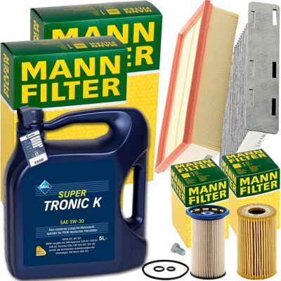 MANN-FILTER Mann Inspektionspaket+5l Aral 5w-30 Motoröl Passend Für Audi Q3 Vw Tiguan 5n: Luftfilter 1a First Automotive: A62102 Amc Filter: Faf10058 Ap Xenergy: MANN-FILTER Mann Inspektionspaket+5l Aral 5w-30 Motoröl Passend Für Audi Q3 Vw Tiguan 5n: Luftfilter 1a First Automotive: A62102 Amc Filter: Faf10058 Ap Xenergy: