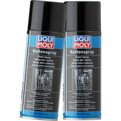 2x 400 Ml Liqui Moly Kettenspray Sprühfett Kettenfett Kettenschutz Spray: 2x 400 Ml Liqui Moly Kettenspray Sprühfett Kettenfett Kettenschutz Spray: