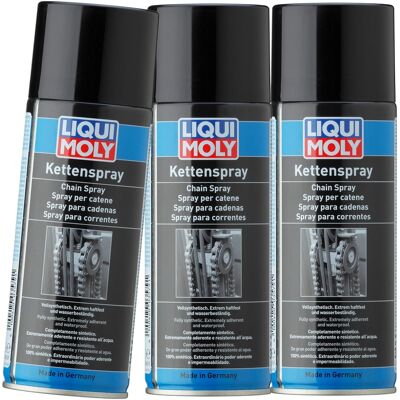 3x 400 Ml Liqui Moly Kettenspray Sprühfett Kettenfett Kettenschutz Spray: 3x 400 Ml Liqui Moly Kettenspray Sprühfett Kettenfett Kettenschutz Spray: