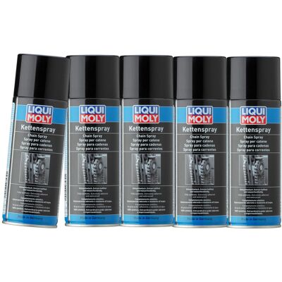 5x 400 Ml Liqui Moly Kettenspray Sprühfett Kettenfett Kettenschutz Spray: 5x 400 Ml Liqui Moly Kettenspray Sprühfett Kettenfett Kettenschutz Spray: