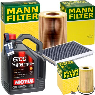 MANN-FILTER Mann Inspektionspaket+5l Motul 10w-40 Motoröl Passend Für Mercedes A Klasse W168: Motoröl Citroën/peugeot: B712300 Febi Bilstein: 101150 Febi Bilstein MANN-FILTER Mann Inspektionspaket+5l Motul 10w-40 Motoröl Passend Für Mercedes A Klasse W168: Motoröl Citroën/peugeot: B712300 Febi Bilstein: 101150 Febi Bilstein