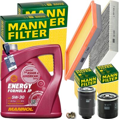 MANN-FILTER Mann Inspektionspaket+4l Mannol 5w-30 Motoröl Passend Für Nissan X-trail T30 2.0: Ölfilter 1a First Automotive: L40062 1a First Automotive: L40171 Ack MANN-FILTER Mann Inspektionspaket+4l Mannol 5w-30 Motoröl Passend Für Nissan X-trail T30 2.0: Ölfilter 1a First Automotive: L40062 1a First Automotive: L40171 Ack