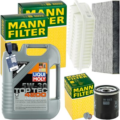 MANN-FILTER Mann Inspektionspaket+5l Liqui Moly 5w-30 Öl Passend Für Toyota Avensis Corolla: Filter, Innenraumluft 1a First Automotive: C30204 1a First Automotive MANN-FILTER Mann Inspektionspaket+5l Liqui Moly 5w-30 Öl Passend Für Toyota Avensis Corolla: Filter, Innenraumluft 1a First Automotive: C30204 1a First Automotive
