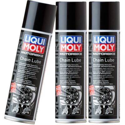 3x 250 Ml Liqui Moly Motorbike Chain Lube Kettenspray Schmiermittel Spray: 3x 250 Ml Liqui Moly Motorbike Chain Lube Kettenspray Schmiermittel Spray: