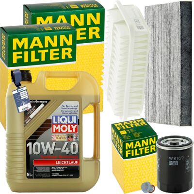MANN-FILTER Mann Inspektionspaket+5l Liqui Moly 10w-40 Öl Passend Für Toyota Avensis Corolla: Luftfilter 1a First Automotive: A60766 Ackoja: A700401 Amc Filter: T MANN-FILTER Mann Inspektionspaket+5l Liqui Moly 10w-40 Öl Passend Für Toyota Avensis Corolla: Luftfilter 1a First Automotive: A60766 Ackoja: A700401 Amc Filter: T