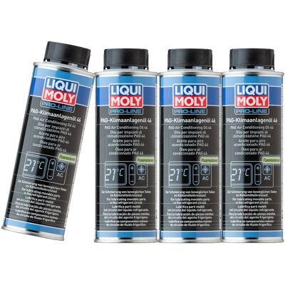 4x 250ml Liqui Moly Pag Klimaanlagenöl 46 Kompressor-öl Klima Öl R1234yf: 4x 250ml Liqui Moly Pag Klimaanlagenöl 46 Kompressor-öl Klima Öl R1234yf: