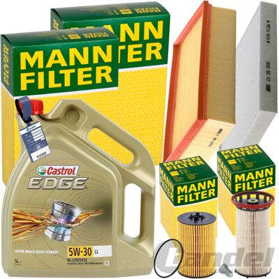 MANN-FILTER Mann Inspektionspaket+5l Castrol 5w-30 Motoröl Passend Für Audi A3 8v Golf 7 Tdi: Filter, Innenraumluft 1a First Automotive: C30485 1a First Automotiv MANN-FILTER Mann Inspektionspaket+5l Castrol 5w-30 Motoröl Passend Für Audi A3 8v Golf 7 Tdi: Filter, Innenraumluft 1a First Automotive: C30485 1a First Automotiv