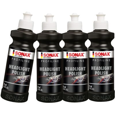 4x 250 Ml Sonax Profiline Headlightpolish Scheinwerfer Politur Schleifpaste: 4x 250 Ml Sonax Profiline Headlightpolish Scheinwerfer Politur Schleifpaste: