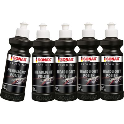 5x 250 Ml Sonax Profiline Headlightpolish Scheinwerfer Politur Schleifpaste: 5x 250 Ml Sonax Profiline Headlightpolish Scheinwerfer Politur Schleifpaste: