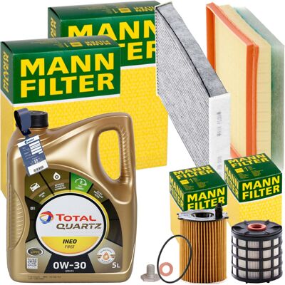 MANN-FILTER Mann Inspektionspaket+5l Total 0w-30 Öl Passend Für Citroen C3 Aircross 1.6d: Kraftstofffilter 1a First Automotive: D21495 3rg: 97212 Amc Filter: Fff1 MANN-FILTER Mann Inspektionspaket+5l Total 0w-30 Öl Passend Für Citroen C3 Aircross 1.6d: Kraftstofffilter 1a First Automotive: D21495 3rg: 97212 Amc Filter: Fff1