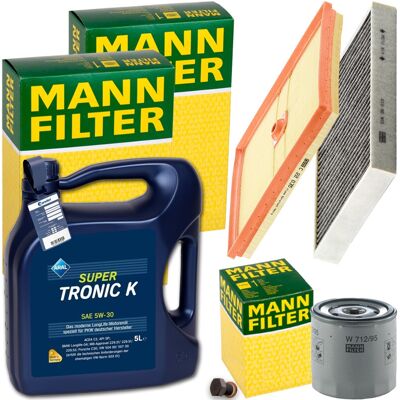 MANN-FILTER Mann Inspektionspaket+5l Aral 5w-30 Motoröl Passend Für Vw Polo V Seat Audi 1.0: Luftfilter 1a First Automotive: A63737 Amc Filter: Faf10748 Ap Xenerg MANN-FILTER Mann Inspektionspaket+5l Aral 5w-30 Motoröl Passend Für Vw Polo V Seat Audi 1.0: Luftfilter 1a First Automotive: A63737 Amc Filter: Faf10748 Ap Xenerg