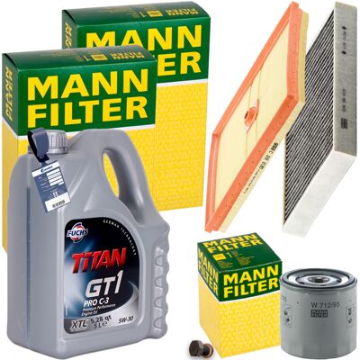 MANN-FILTER Mann Inspektionspaket+5l Fuchs 5w-30 Motoröl Passend Für Vw Polo V Seat Audi 1.0: Luftfilter Vag: 04c129620a 1a First Automotive: A63737 Ashika: Fa094 MANN-FILTER Mann Inspektionspaket+5l Fuchs 5w-30 Motoröl Passend Für Vw Polo V Seat Audi 1.0: Luftfilter Vag: 04c129620a 1a First Automotive: A63737 Ashika: Fa094
