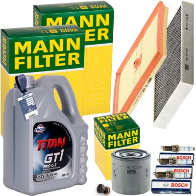 MANN-FILTER Mann Inspektionspaket+5l Fuchs 5w-30 Motoröl Passend Für Vw Polo V Seat Audi 1.0: Luftfilter 1a First Automotive: A63737 Amc Filter: Faf10748 Ap Xener MANN-FILTER Mann Inspektionspaket+5l Fuchs 5w-30 Motoröl Passend Für Vw Polo V Seat Audi 1.0: Luftfilter 1a First Automotive: A63737 Amc Filter: Faf10748 Ap Xener