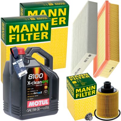 MANN-FILTER Mann Inspektionspaket+5l Motul 5w-30 Motoröl Passend Für Opel Agila B 1.3 Cdti: Motoröl Febi Bilstein: 173443 Febi Bilstein: 173444 Febi Bilstein: 173 MANN-FILTER Mann Inspektionspaket+5l Motul 5w-30 Motoröl Passend Für Opel Agila B 1.3 Cdti: Motoröl Febi Bilstein: 173443 Febi Bilstein: 173444 Febi Bilstein: 173