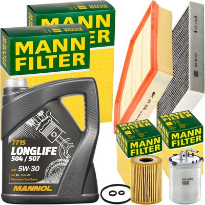 MANN-FILTER Mann Inspektionspaket+5l Mannol 504 5w-30 Motoröl Passend Für Audi A1 8x 2.0 Tdi: Kraftstofffilter 1a First Automotive: D20325 Amc Filter: Fff10162 Ap MANN-FILTER Mann Inspektionspaket+5l Mannol 504 5w-30 Motoröl Passend Für Audi A1 8x 2.0 Tdi: Kraftstofffilter 1a First Automotive: D20325 Amc Filter: Fff10162 Ap