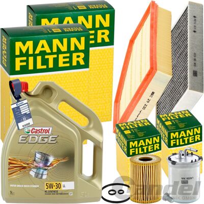 MANN-FILTER Mann Inspektionspaket+5l Castrol 5w-30 Motoröl Passend Für Audi A1 8x 2.0 Tdi: Verschlussschraube, Ölwanne 3rg: 83021 Aic: 51791 Aic: 60209 Aic: 77789 MANN-FILTER Mann Inspektionspaket+5l Castrol 5w-30 Motoröl Passend Für Audi A1 8x 2.0 Tdi: Verschlussschraube, Ölwanne 3rg: 83021 Aic: 51791 Aic: 60209 Aic: 77789
