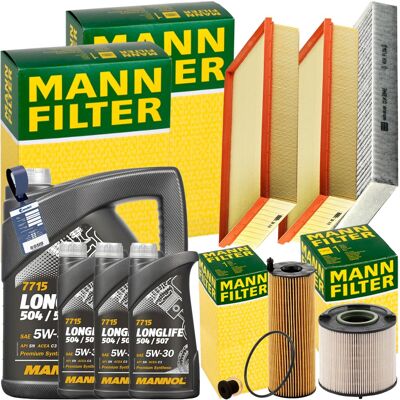 MANN-FILTER Mann Inspektionspaket+8l Mannol 507 5w-30 Motoröl Passend Für Audi Q7 4lb 4.2tdi: Kraftstofffilter 1a First Automotive: D20940 Amc Filter: Fff10188 Ap MANN-FILTER Mann Inspektionspaket+8l Mannol 507 5w-30 Motoröl Passend Für Audi Q7 4lb 4.2tdi: Kraftstofffilter 1a First Automotive: D20940 Amc Filter: Fff10188 Ap