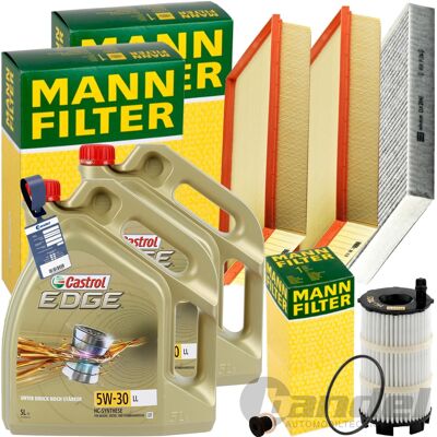MANN-FILTER Mann Inspektionskit+10l Castrol 5w-30 Motoröl Passend Für 4.2fsi Audi Q7 Touareg: Verschlussschraube, Ölwanne Aic: 56430 Aic: 60297 Audi: N0160271 Aud MANN-FILTER Mann Inspektionskit+10l Castrol 5w-30 Motoröl Passend Für 4.2fsi Audi Q7 Touareg: Verschlussschraube, Ölwanne Aic: 56430 Aic: 60297 Audi: N0160271 Aud